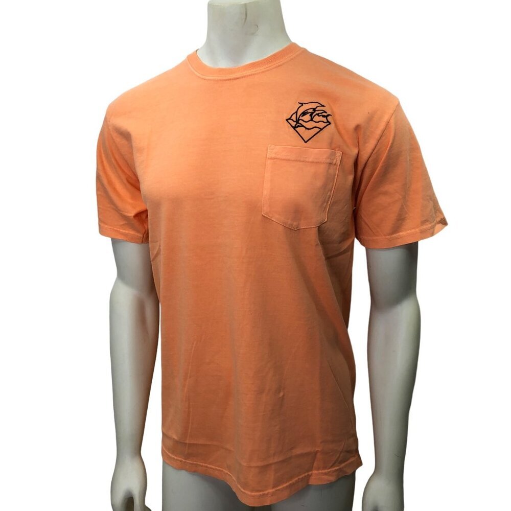 PINK + DOLPHIN MENS CREW NECK‎ T SHIRTS MD NEW WITHOUT TAG